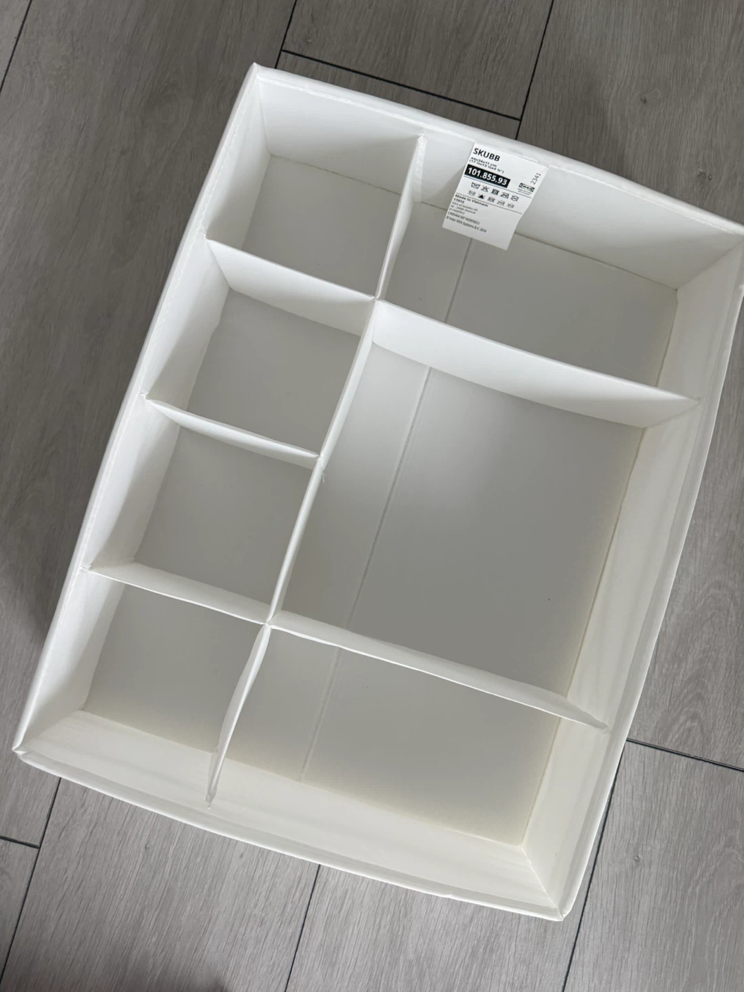 IKEA SKUBB Hanging Closet Organizer & 1 Box with compartments - photo 3