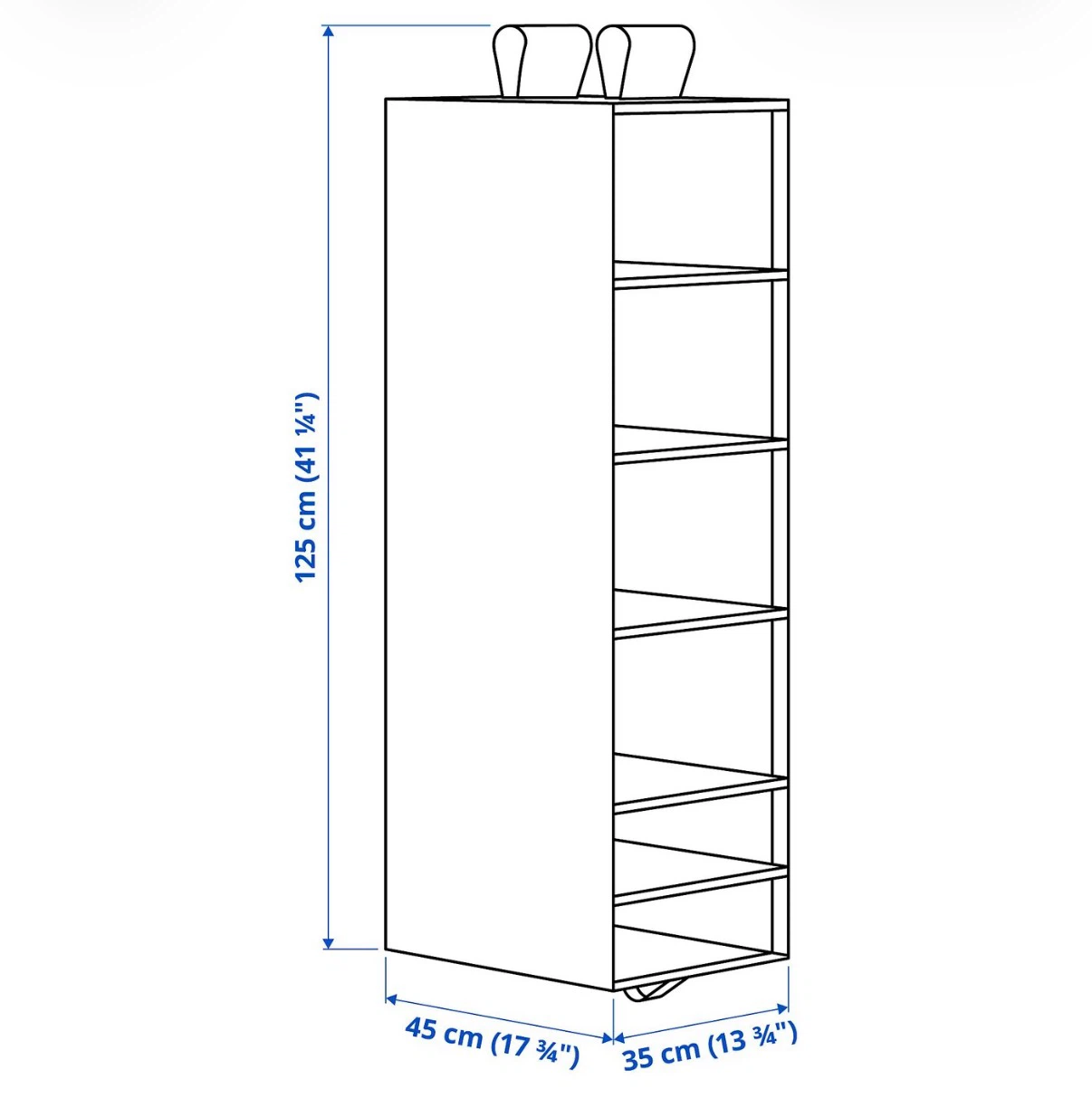 IKEA SKUBB Hanging Closet Organizer & 1 Box with compartments - photo 5