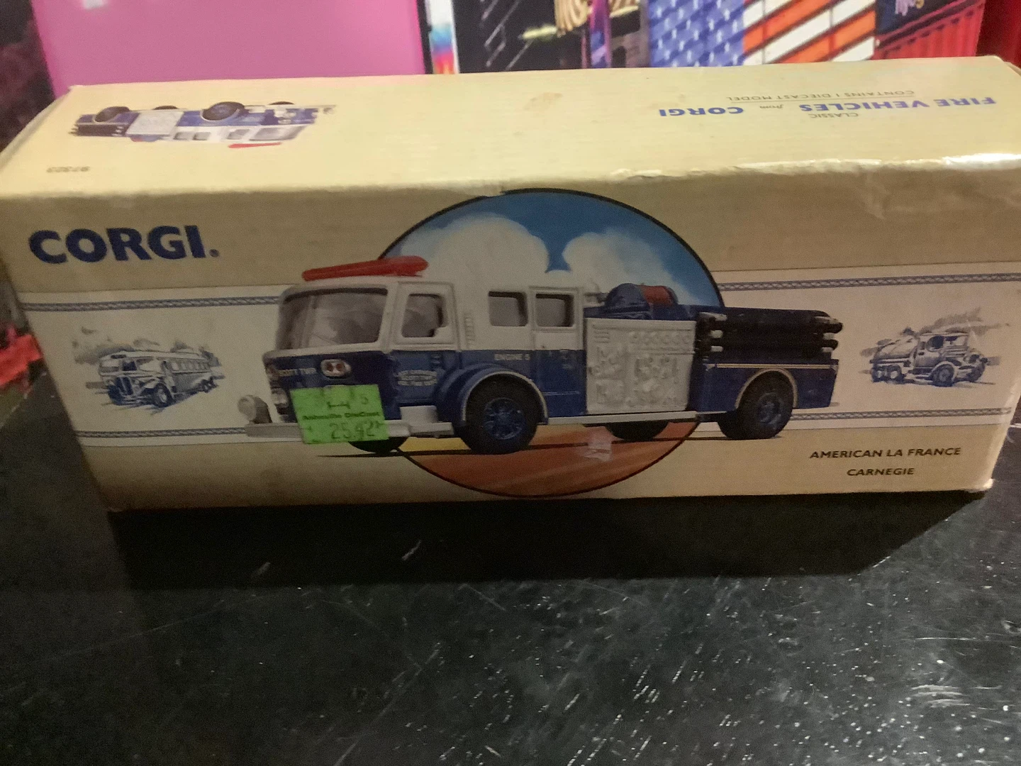 Corgi American La France Fire Truck Diecast Model