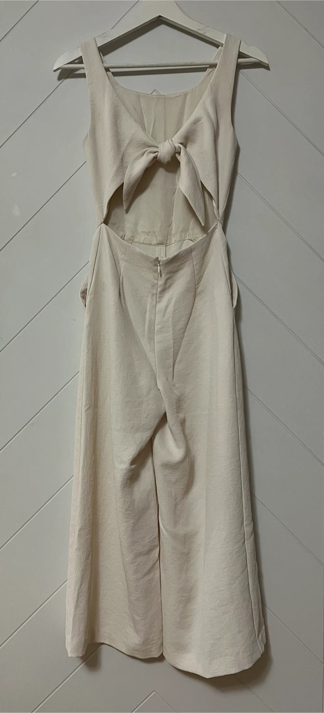 Wilfred Tie-Back Jumpsuit - Off-White - photo 3