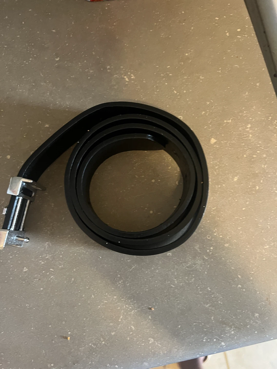 Black Belt with Silver M Buckle - photo 5