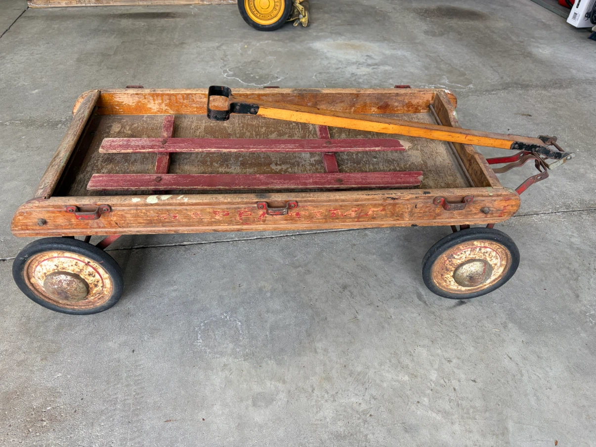 Vintage Happytime Wooden Wagon