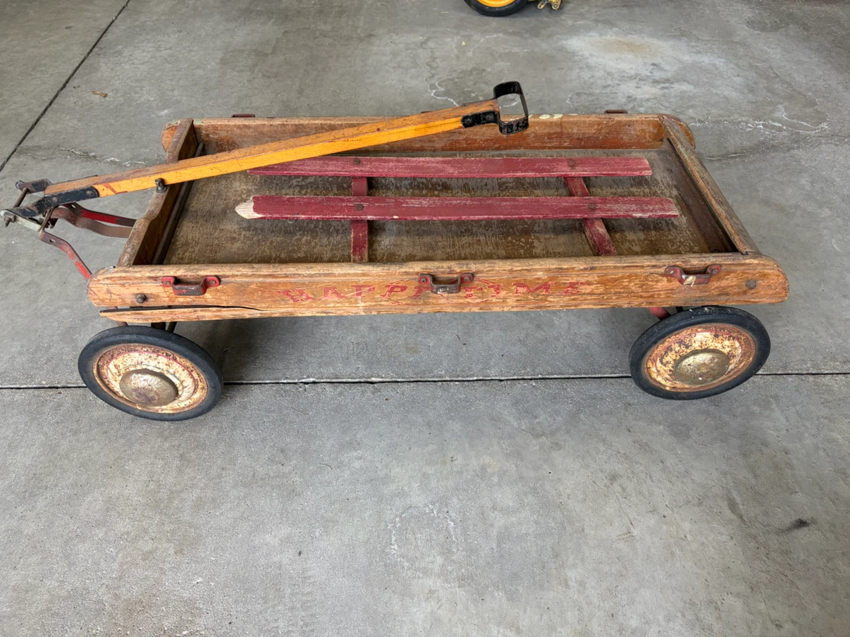 Vintage Happytime Wooden Wagon - photo 4