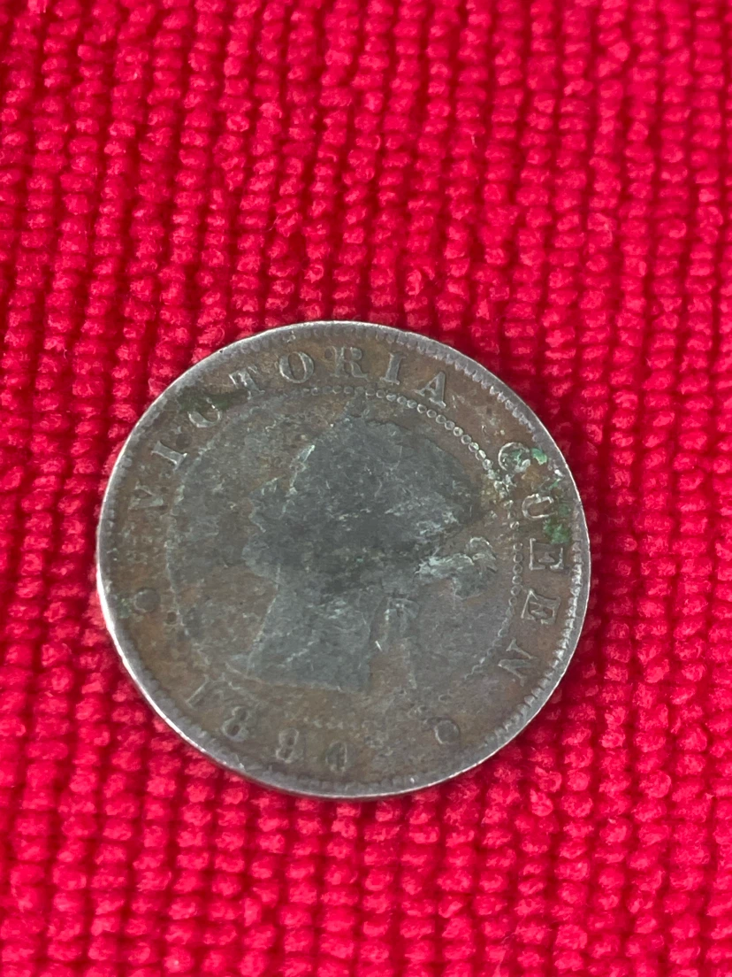 1894 Jamaica Victoria Queen Half Penny Coin