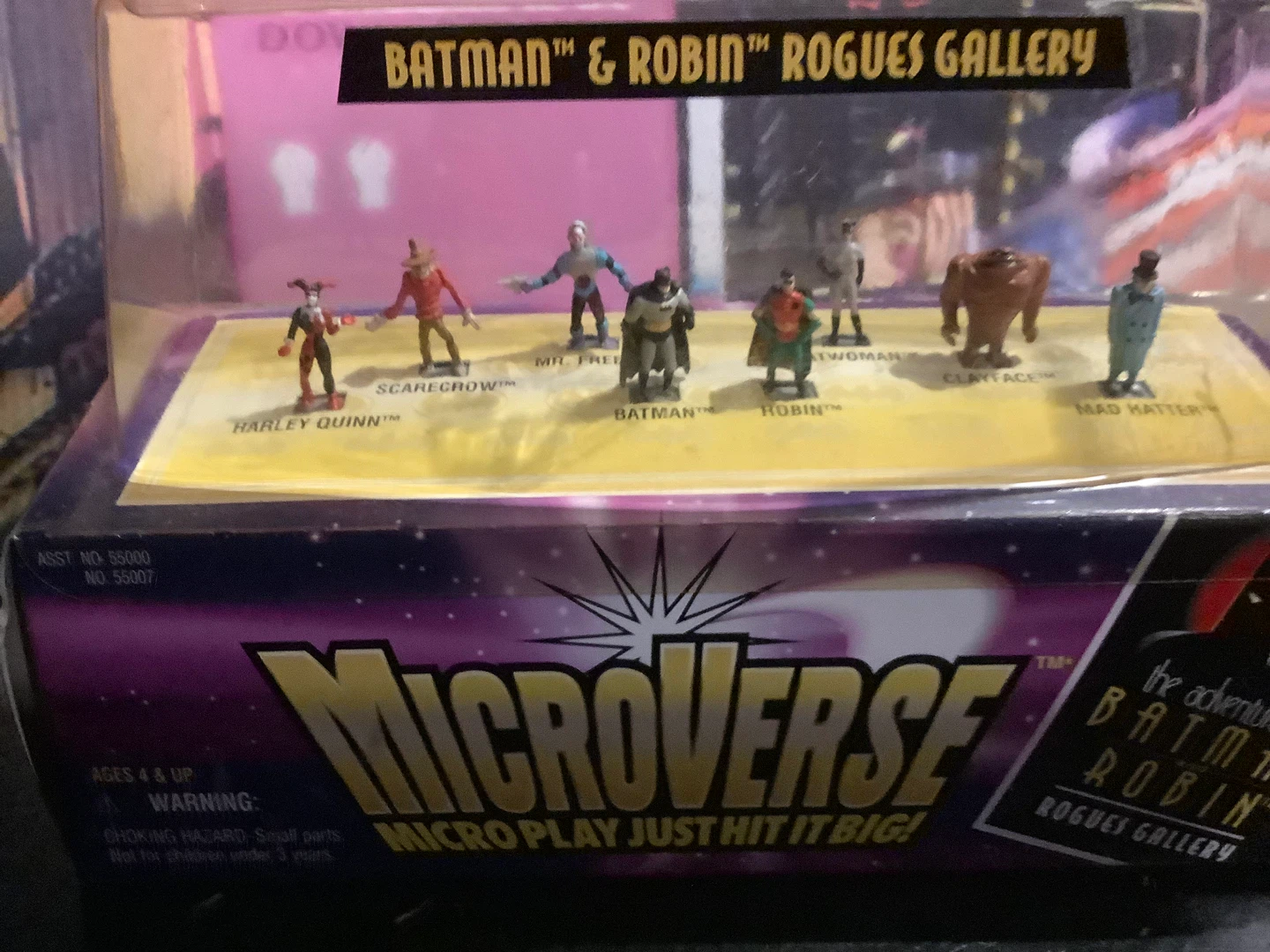 Kenner Microverse Batman & Robin Rogues Gallery Set