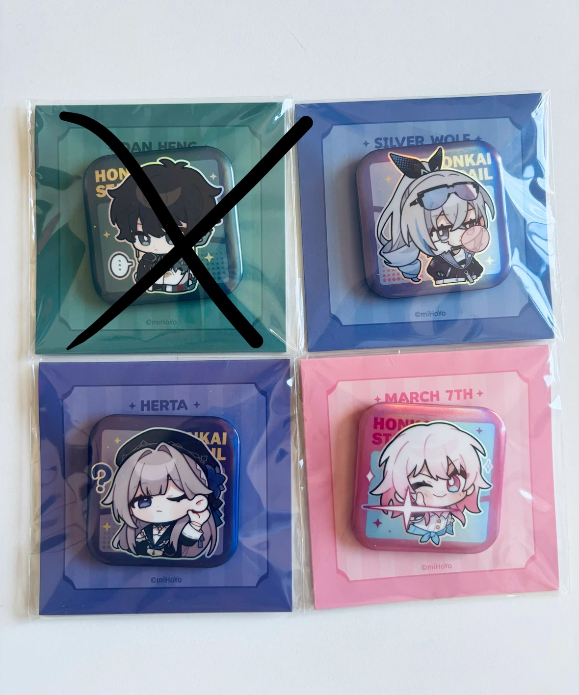 Official Honkai: Star Rail Badges
