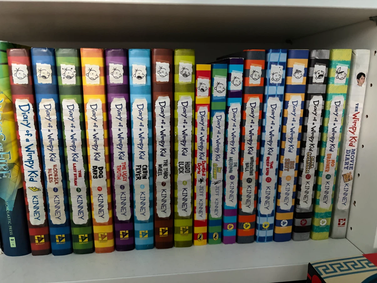 Diary of a wimpy kid books (can be sold separately)