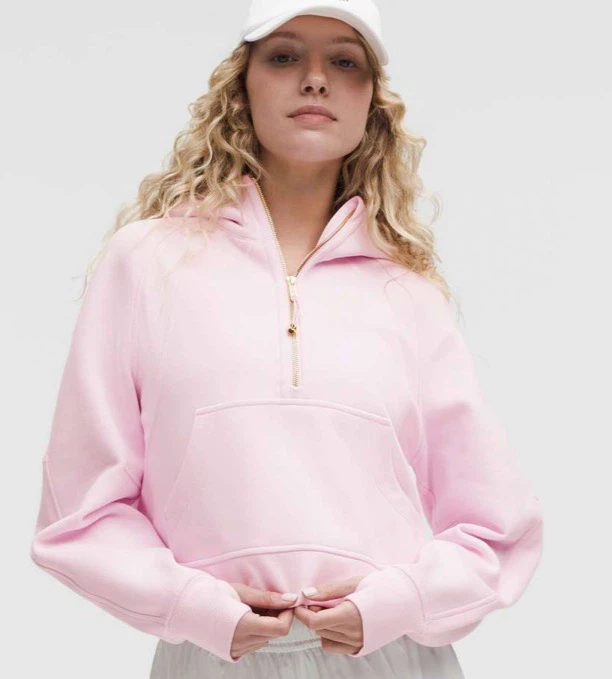 Lululemon Oversized Cropped Half Zip Hoodie