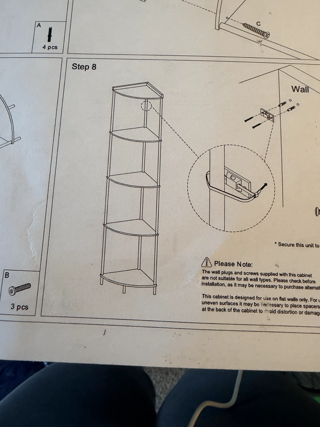 Furinno 5-Tier Corner Display Rack - photo 2