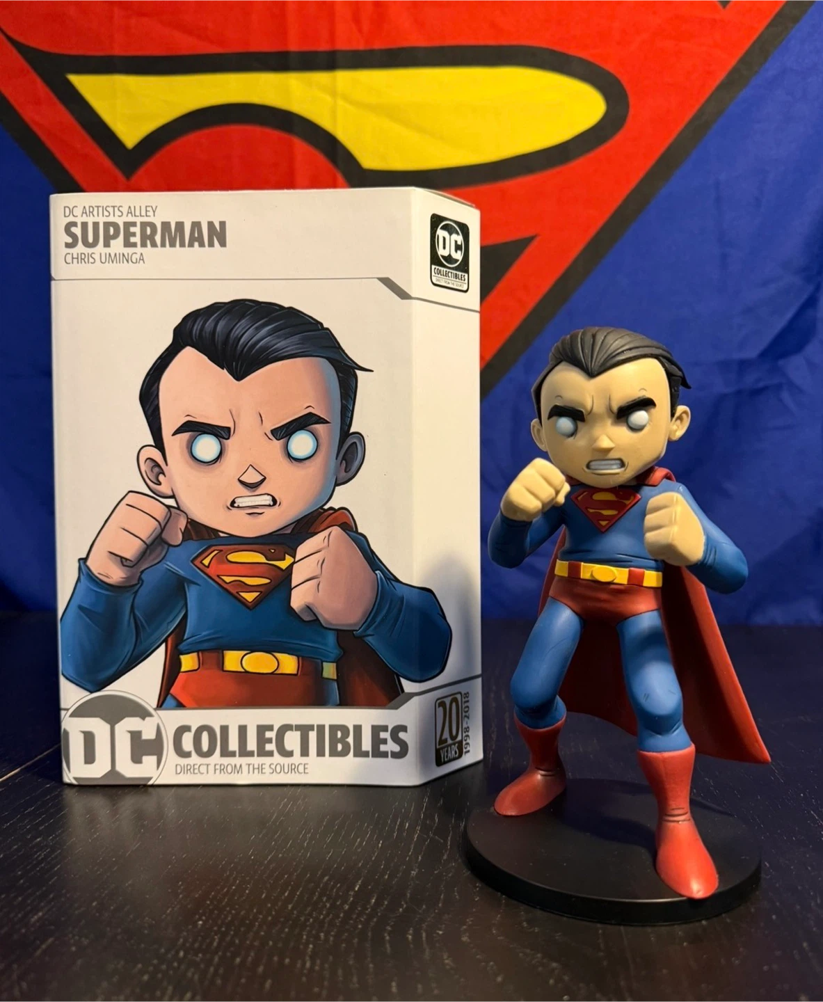DC Artists Alley Superman Figure by Chris Uminga