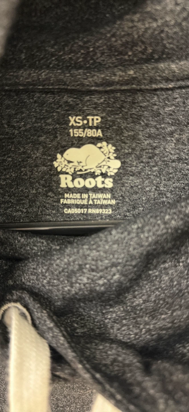 Roots Charcoal Grey Hoodie XS - photo 2