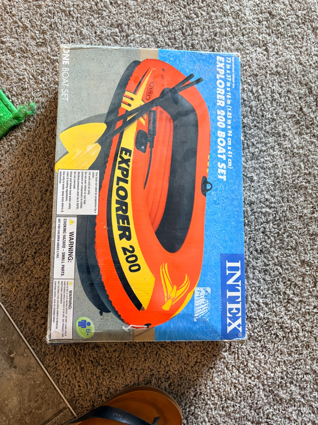 Intex Explorer 200 Boat Set