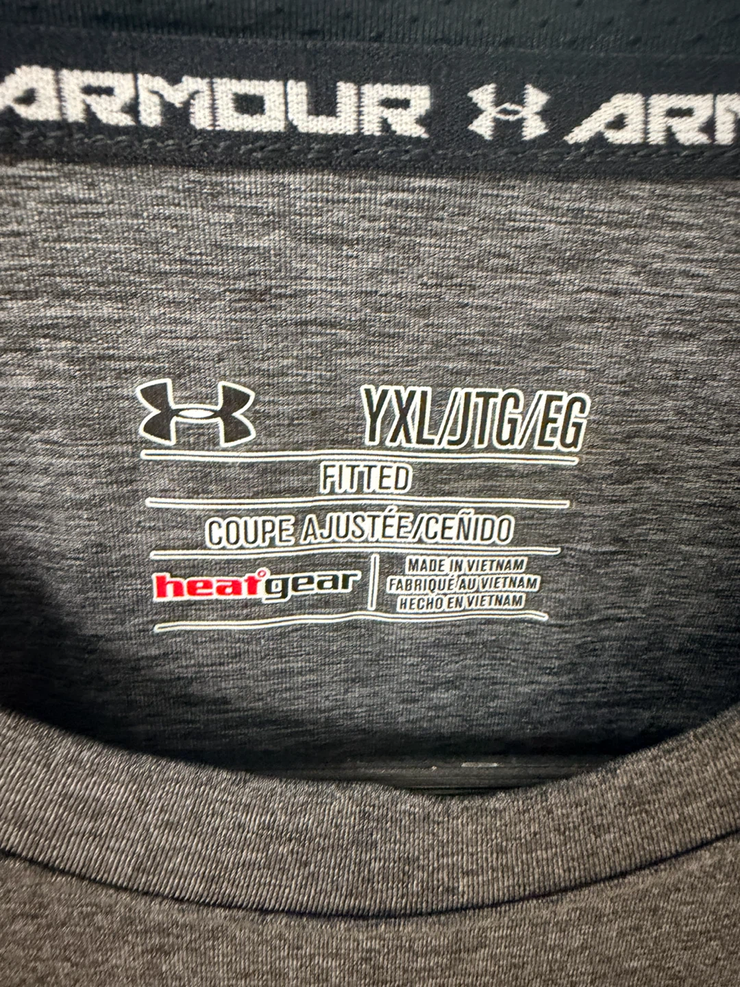 Under Armour HeatGear Long Sleeve Shirt - Grey - photo 2