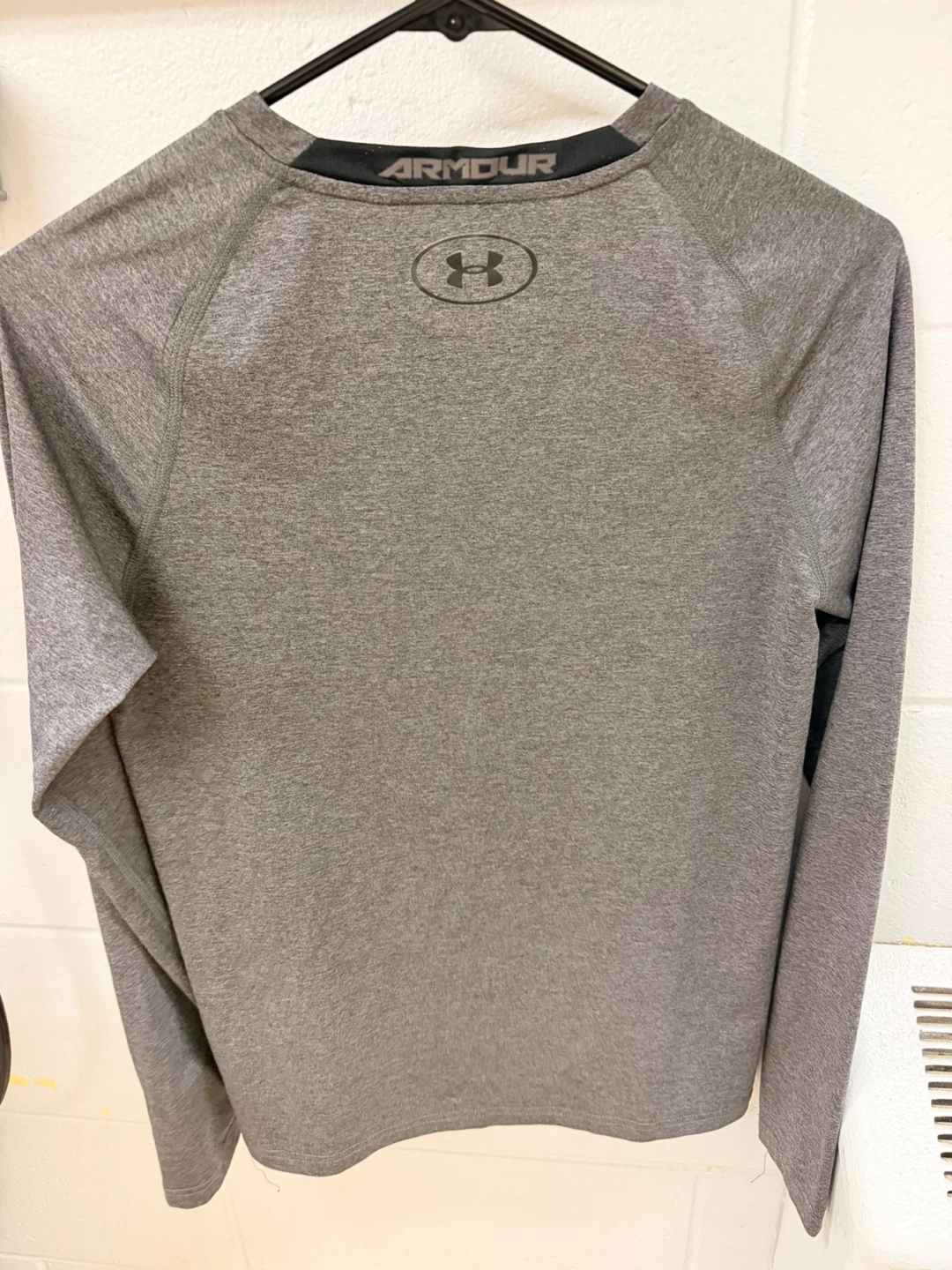 Under Armour HeatGear Long Sleeve Shirt - Grey - photo 3