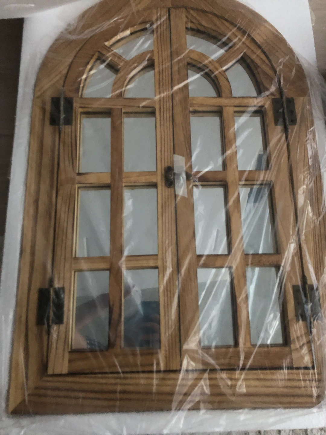 Solid Wood Faux Window Mirror-BNWB - photo 2