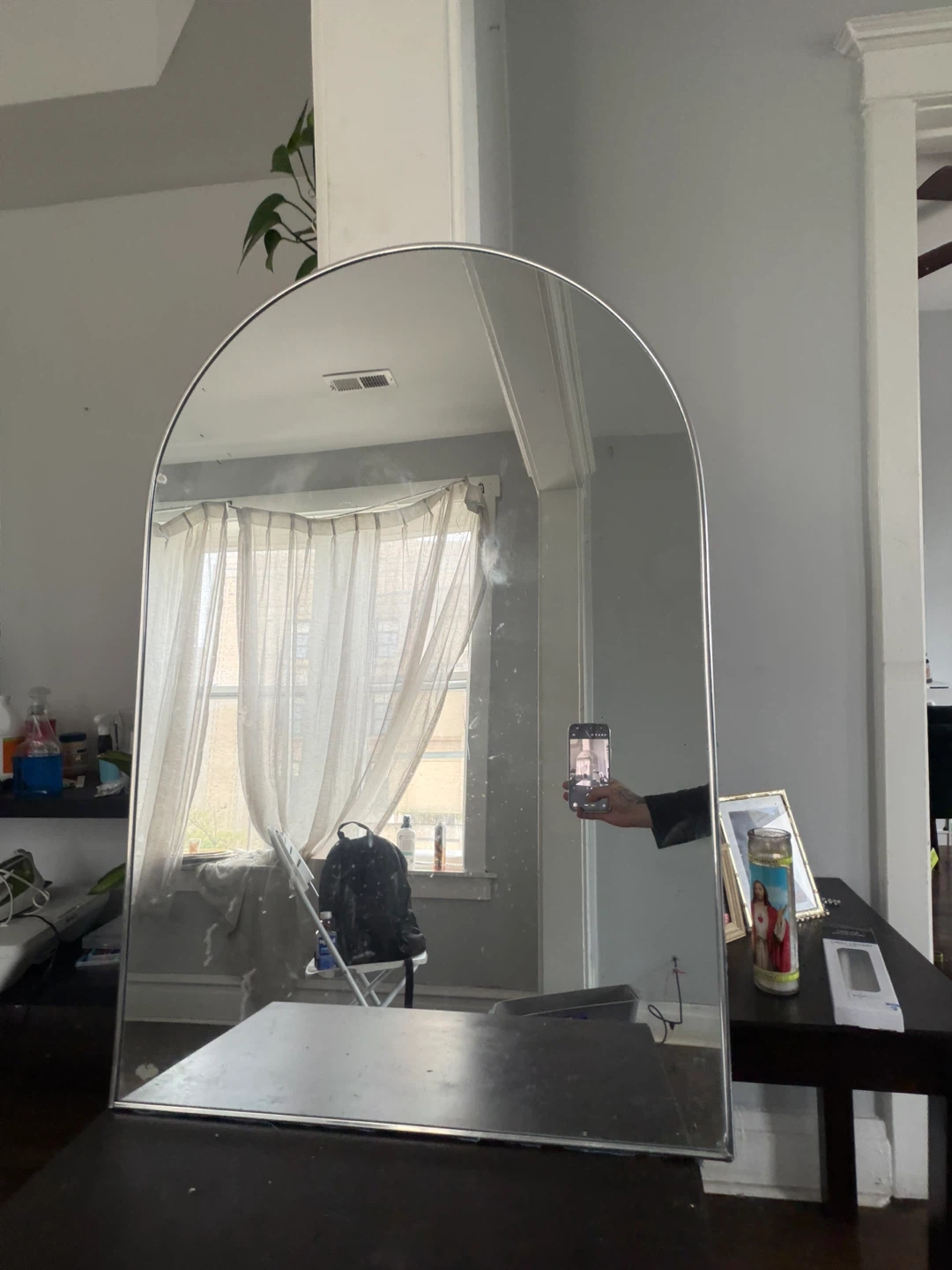 Arched Wall Mirror - photo 3
