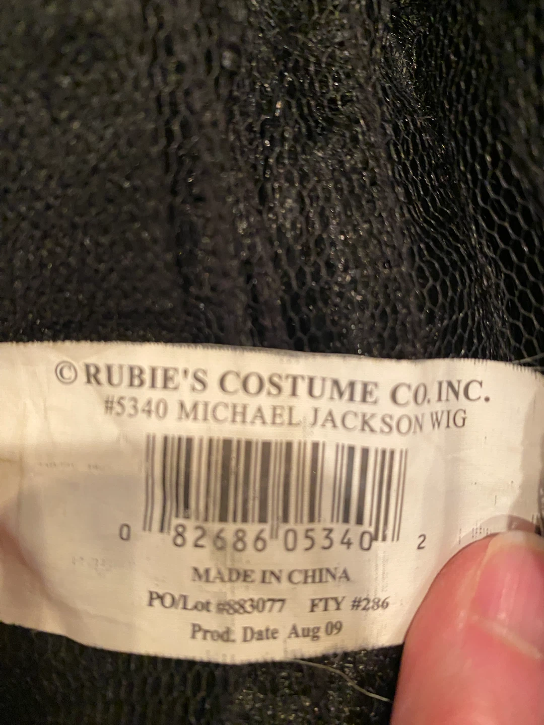 Rubie's Michael Jackson Costume Wig and Glove Set - photo 4