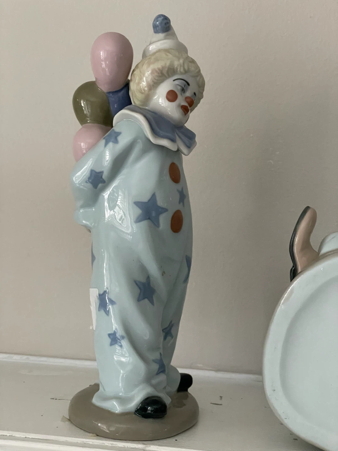 Two Nadal Porcelain Clown Figurines - photo 2