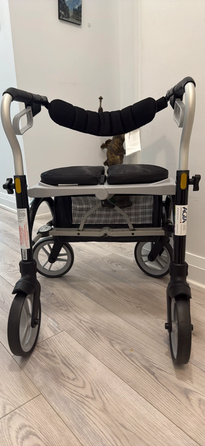 Evolution Premium Rollator Walker with Padded Seat