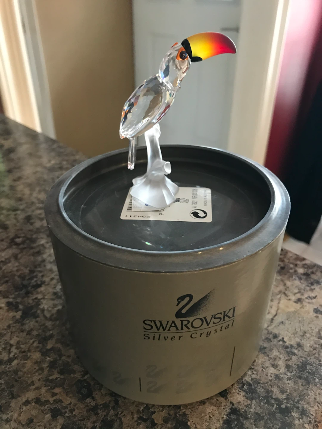 Swarovski Crystal Toucan Figurine