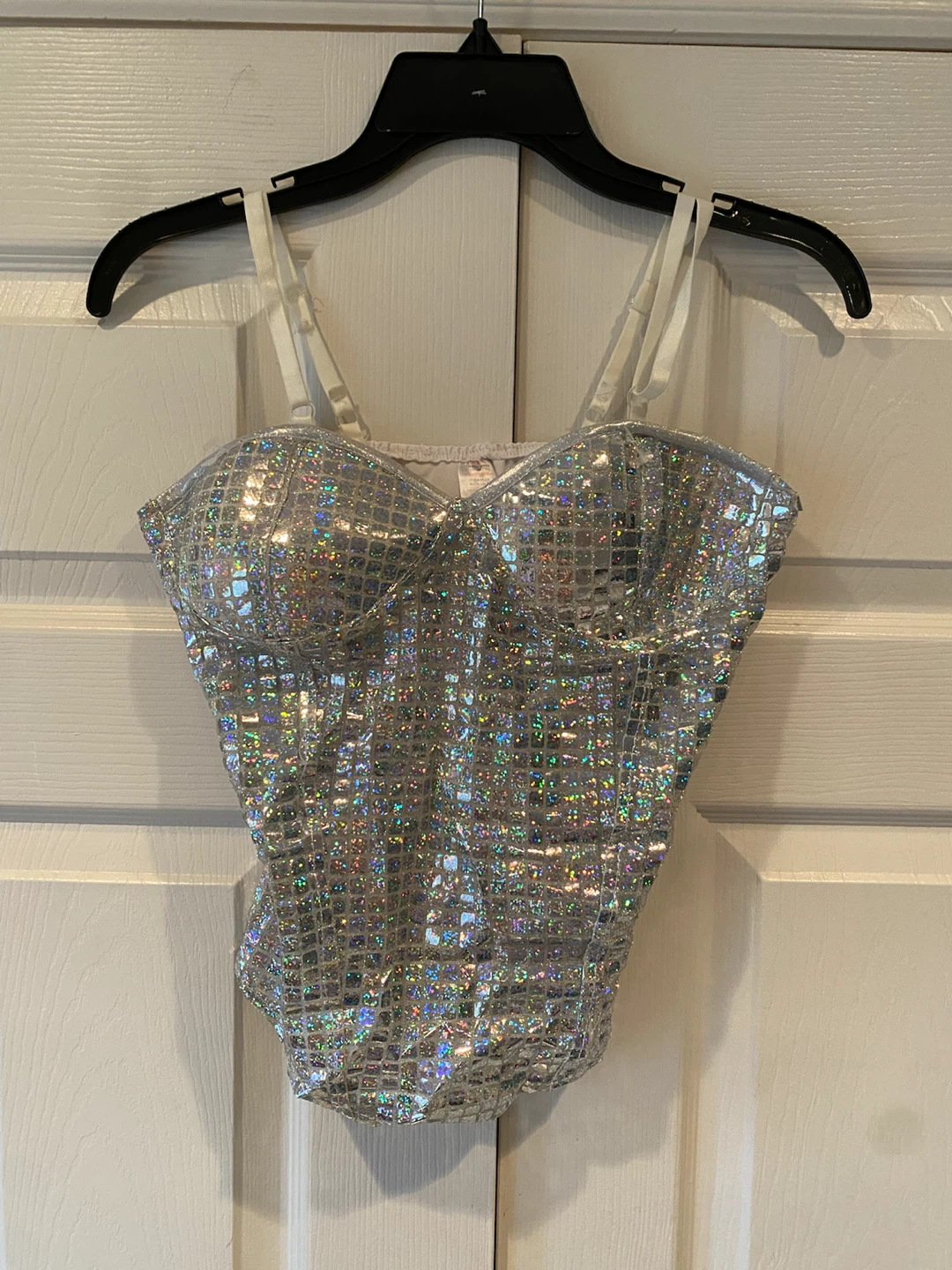 Madonna Halloween costume- Sequin Corset & Black Skirt