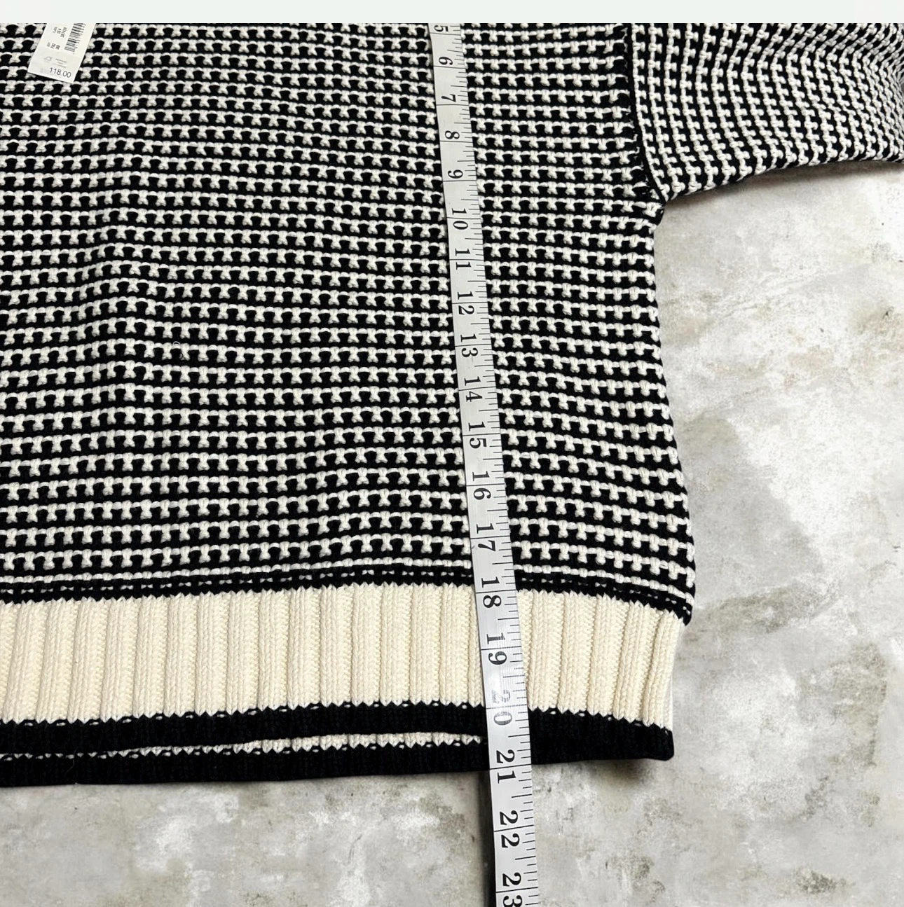 Madewell Black and White Knit Sweater - photo 3