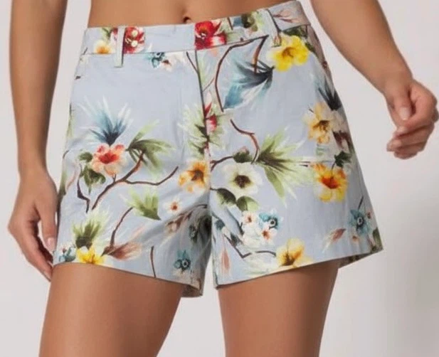 Zara Tropical Floral Shorts