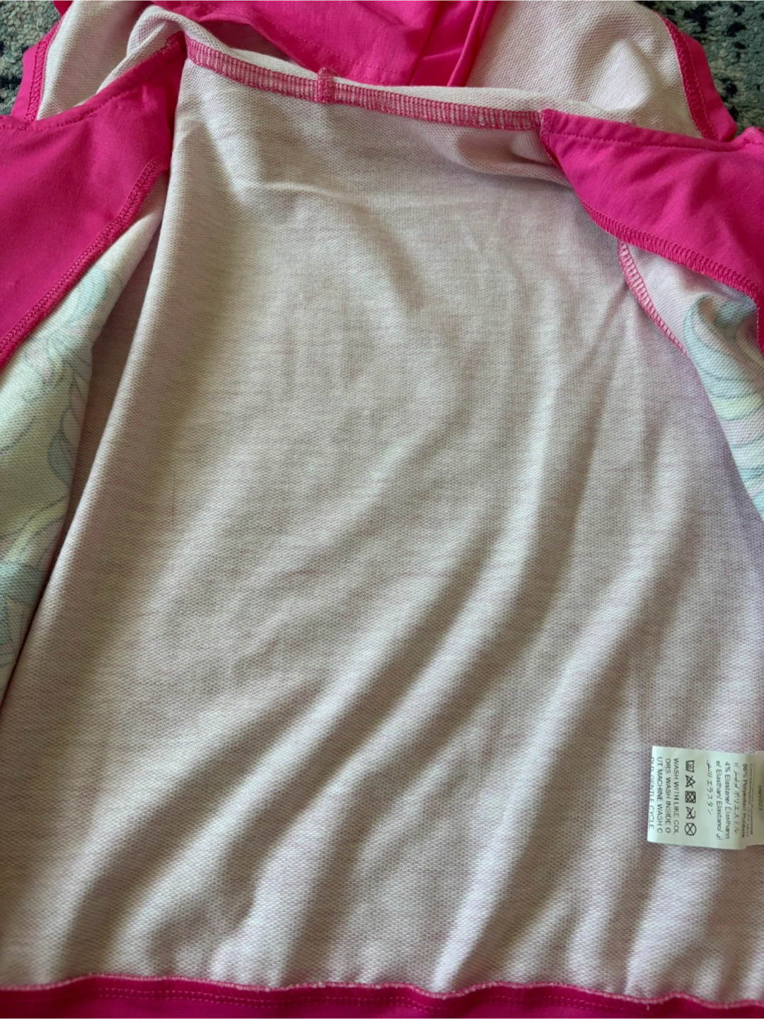 Girls Unicorn Zip-Up Hoodie size 5Y - photo 3