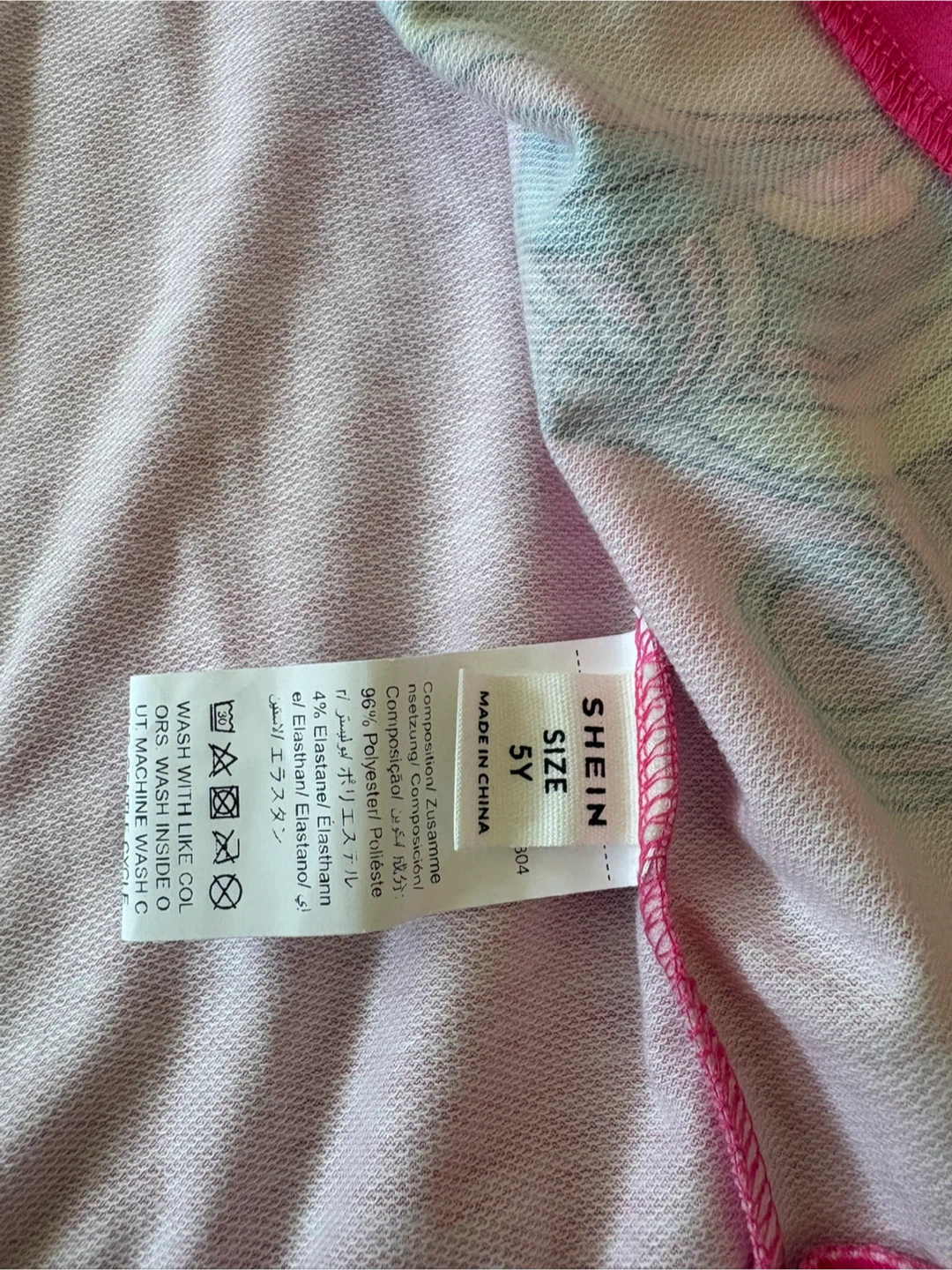 Girls Unicorn Zip-Up Hoodie size 5Y - photo 4