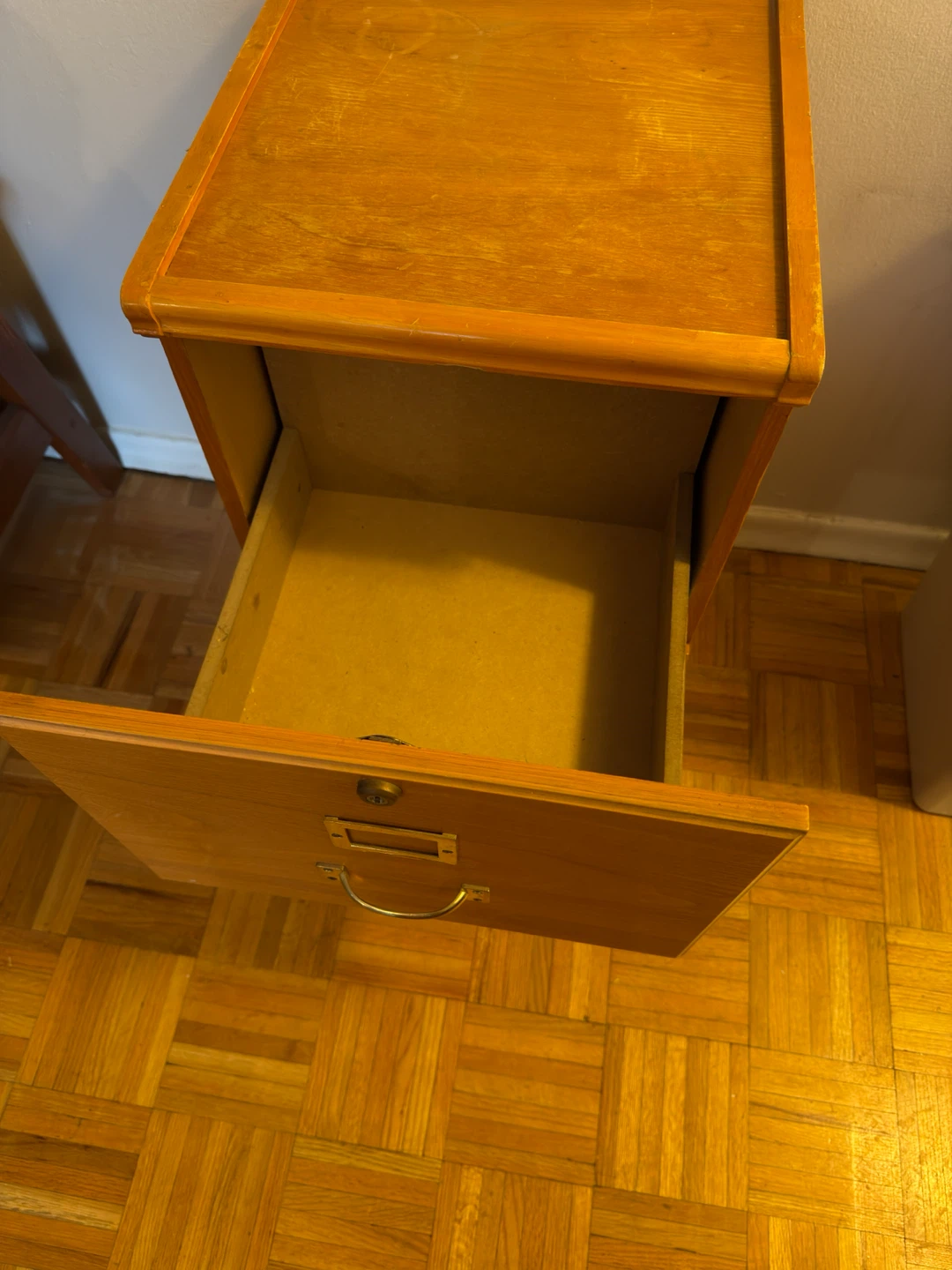 Two-Drawer Wooden Filing Cabinet - photo 3