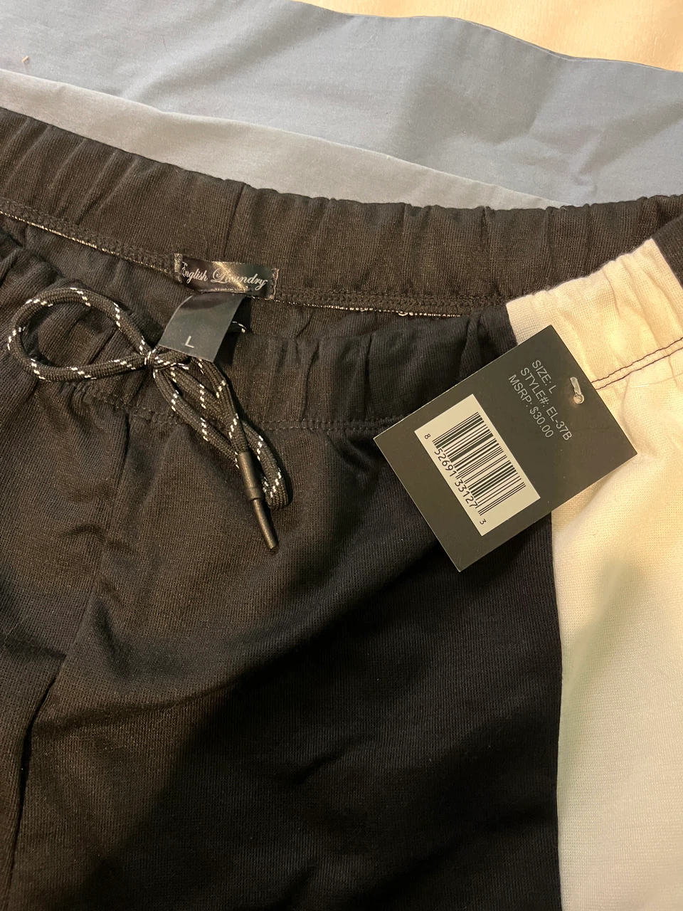 English Laundry Black and White Shorts - photo 4