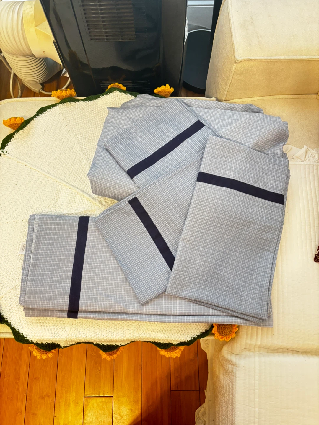 Cannon Plaid Bed Sheet Set