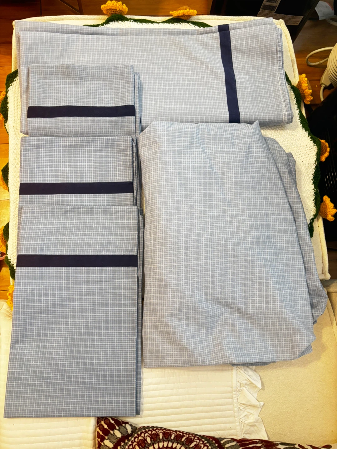 Cannon Plaid Bed Sheet Set - photo 4