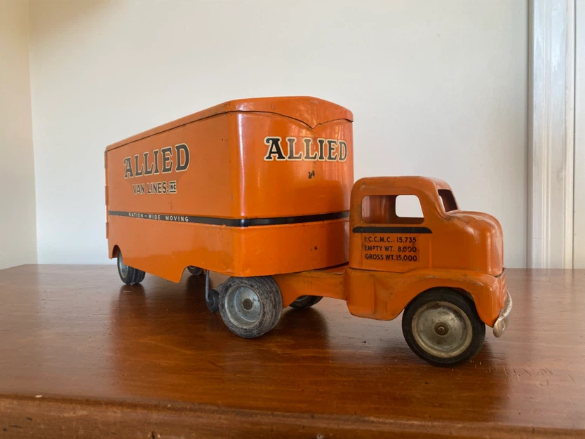 1950s Allied Steel Toy Moving Truck