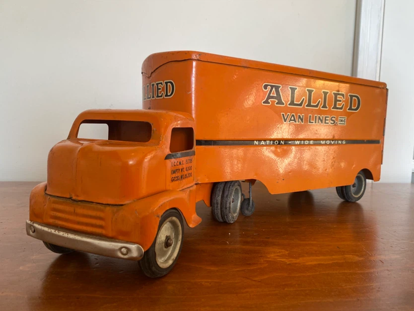1950s Allied Steel Toy Moving Truck - photo 2