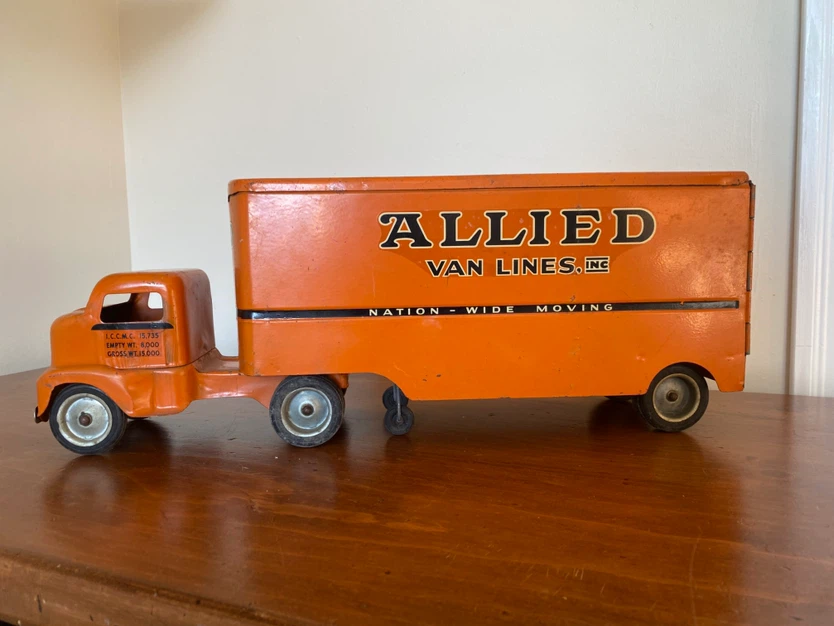 1950s Allied Steel Toy Moving Truck - photo 3