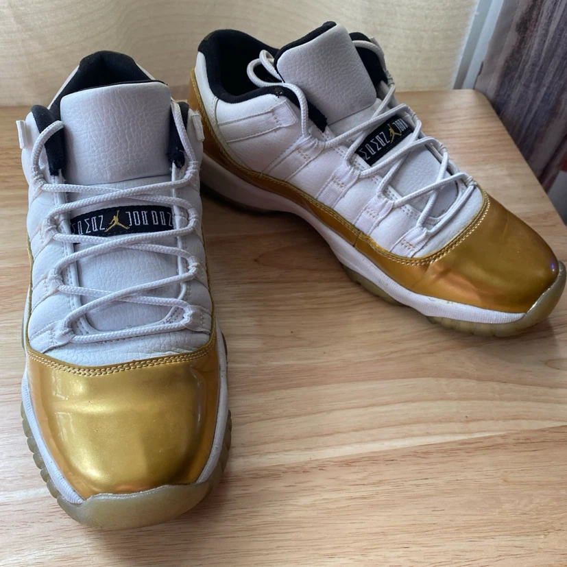 Jordan 11 Retro Low Closing Ceremony Gold Sneakers - photo 3