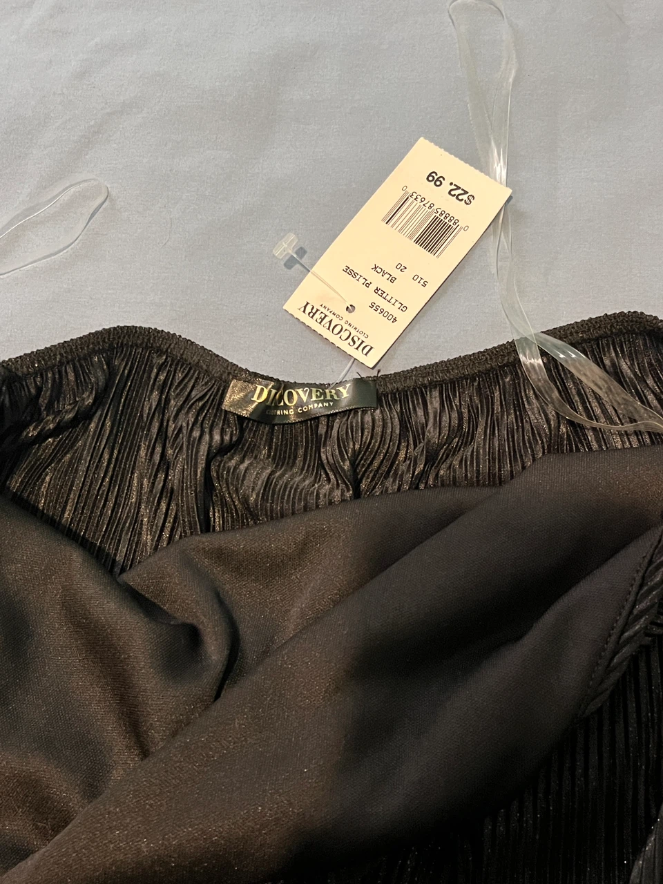 Discovery Clothing Glitter Plissé Dress - photo 3