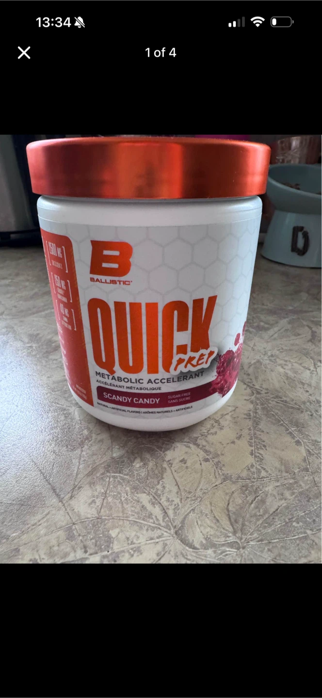 Ballistic Quick Prep, preworkout supplement