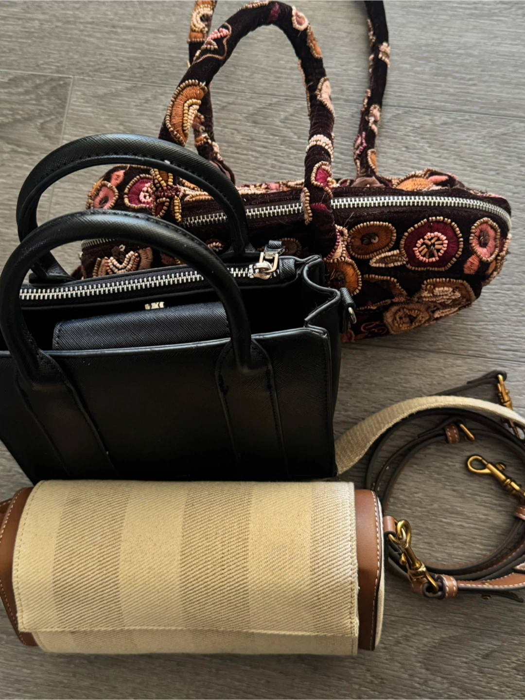 Three assorted handbags from Zara - photo 3