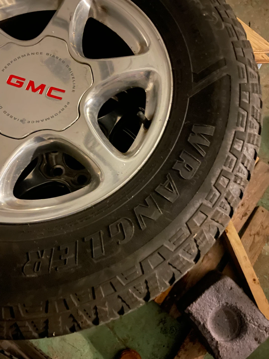 GMC Wheels with Goodyear Wrangler Tires