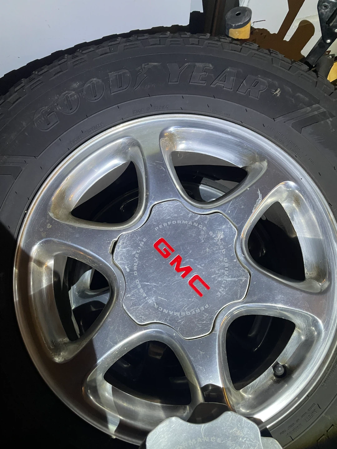 GMC Wheels with Goodyear Wrangler Tires - photo 3