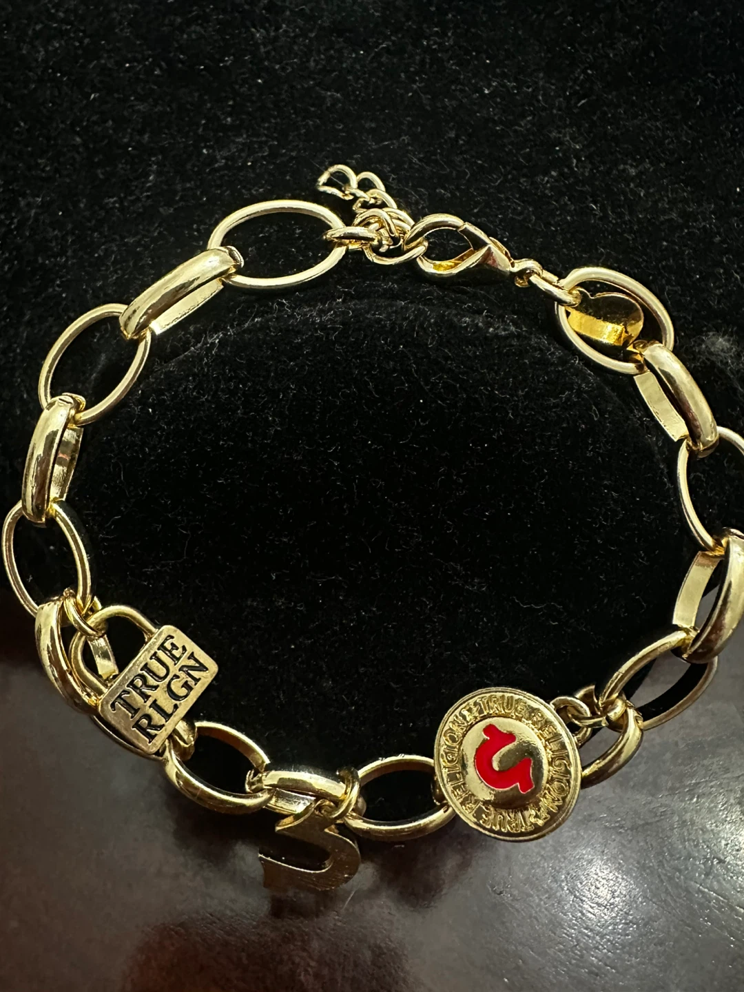 True Religion gold tone charm bracelet - photo 2