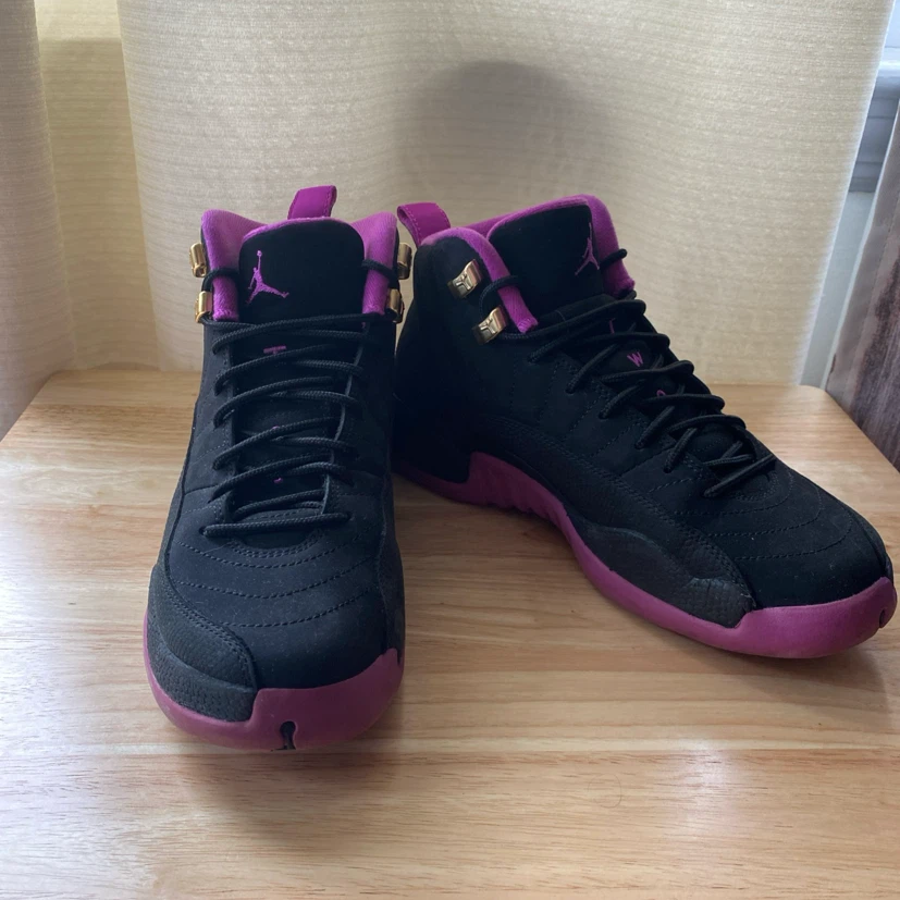 Jordan 2s Retro Black/Fuschia, Size 5.5 Kids - photo 2