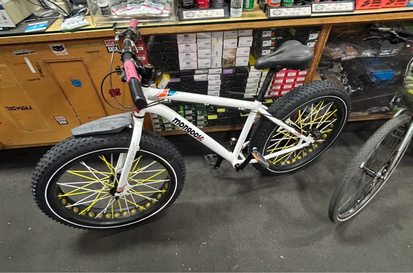 Mongoose Fat Tire Bike White