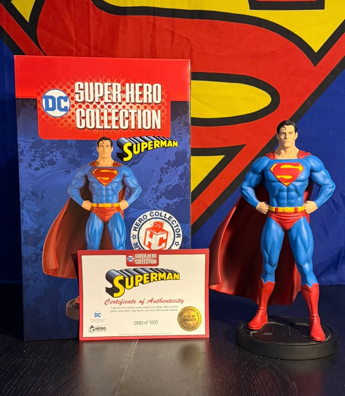 Eaglemoss Hero Collector Superman Mega Figurine