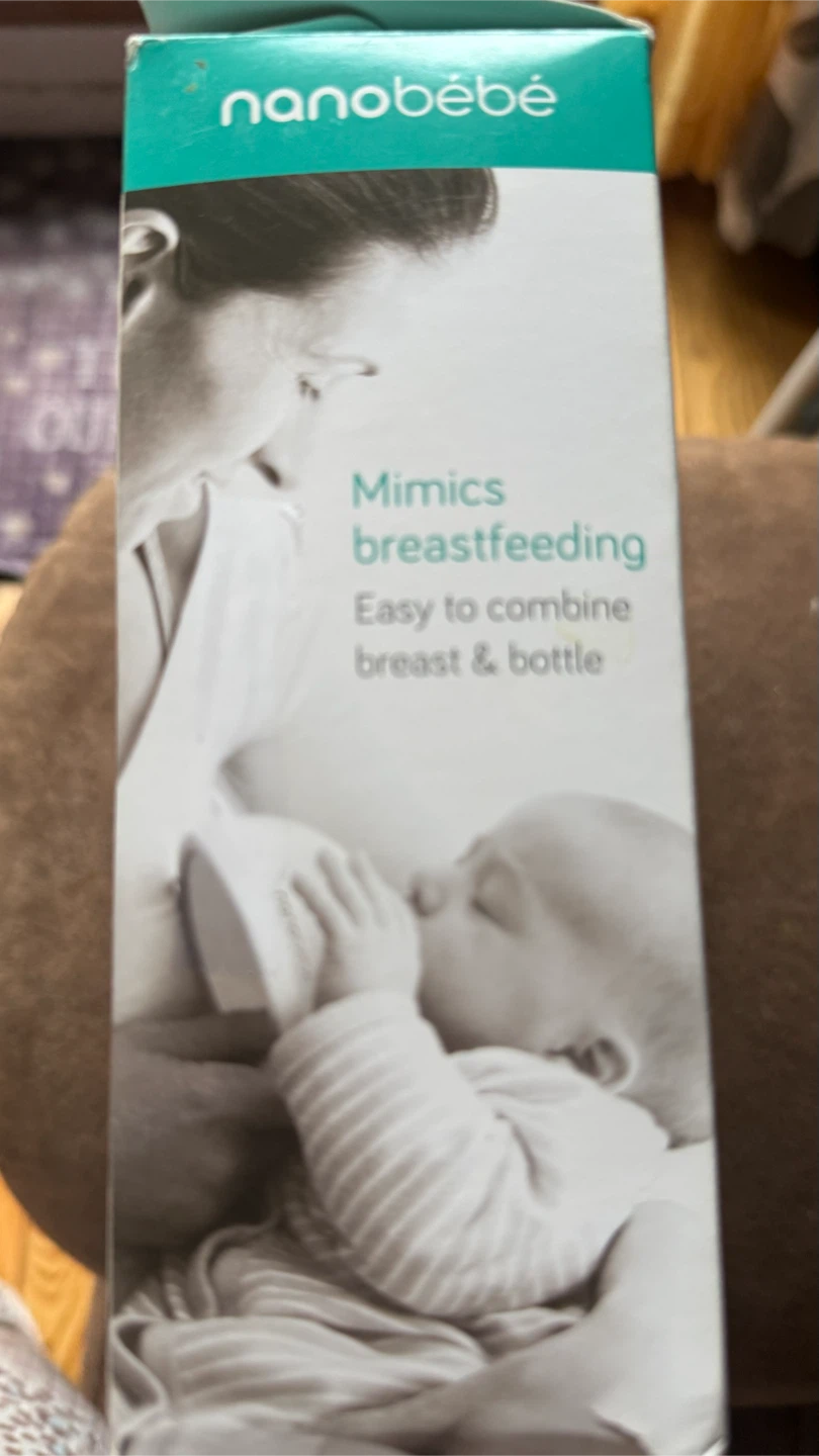 Nanobébé Breastmilk Bottles 3-Pack Grey - photo 2