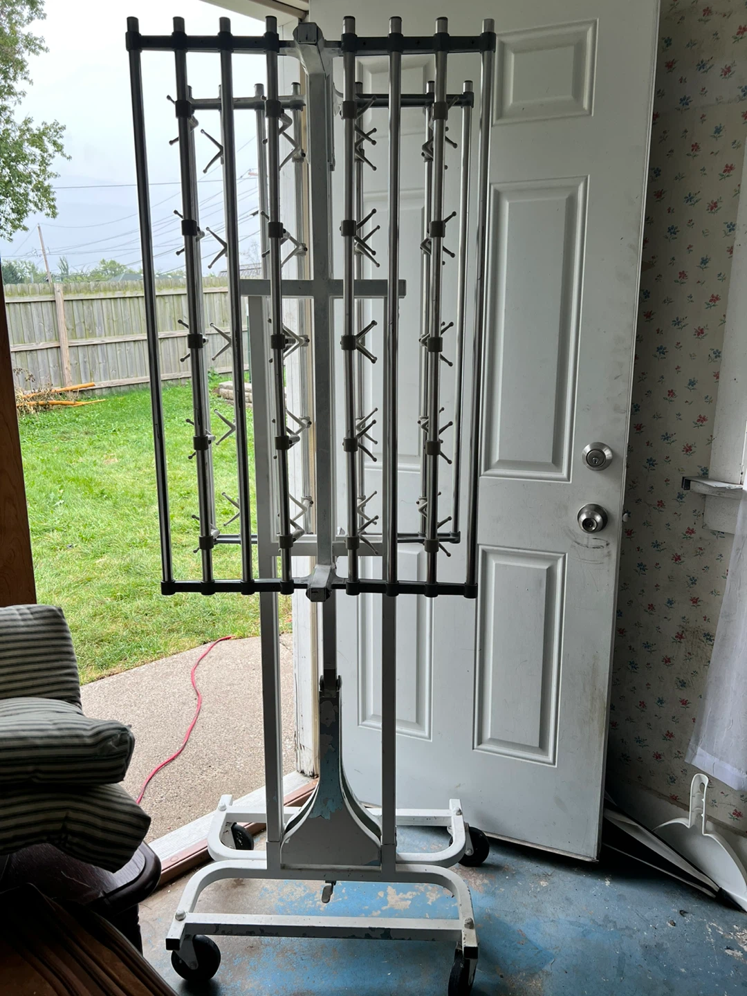 folding metal  rack