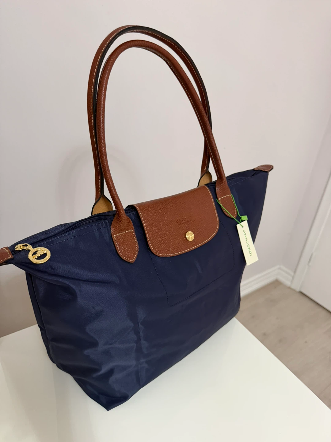 Longchamp Le Pliage Tote Bag Navy Large Brand new