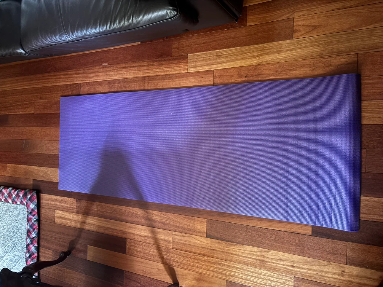 Purple Floral Yoga Mat - photo 2